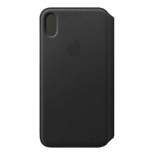 Кейс для iPhone Apple Folio XS Max кожаный черный MRX22ZM/A
