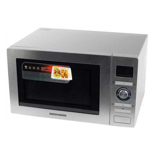 Микроволновая печь с грилем и конвекцией REDMOND RM-2502D silver