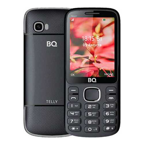 Мобильный телефон BQ 2808 Telly Black/Grey