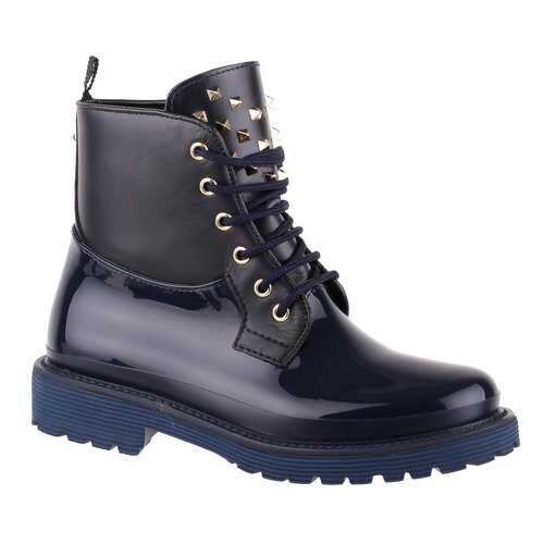 Резиновые ботинки женские MENGHI SHOES 7004 синие 39 RU