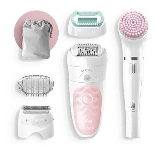 Эпилятор Braun SES 5-875 BS WD + прибор FaceSpa