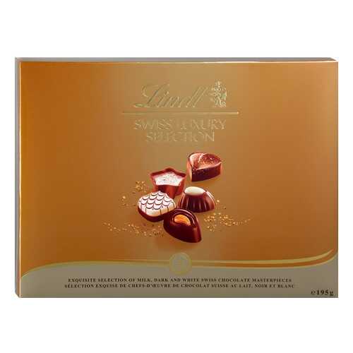 Набор шоколадных конфет Lindt Swiss Luxury ассорти 195 г