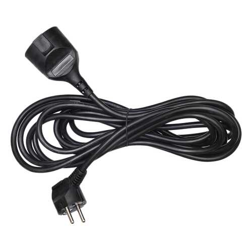 Удлинитель BURO BU-PS1,10/B, 1 розетка, 10 м, Black