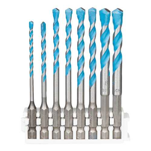 Сверло универсальное Bosch MultiConstruction,3–8мм ,8шт 2608577141