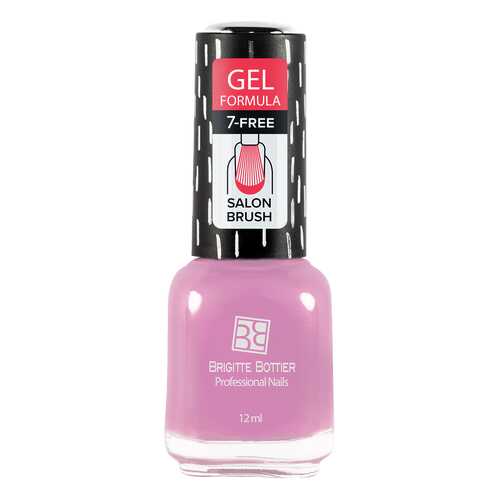 Лак с гелевым эффектом Brigitte Bottier Gel Formula тон 66 розовато-сиреневый, 12 мл