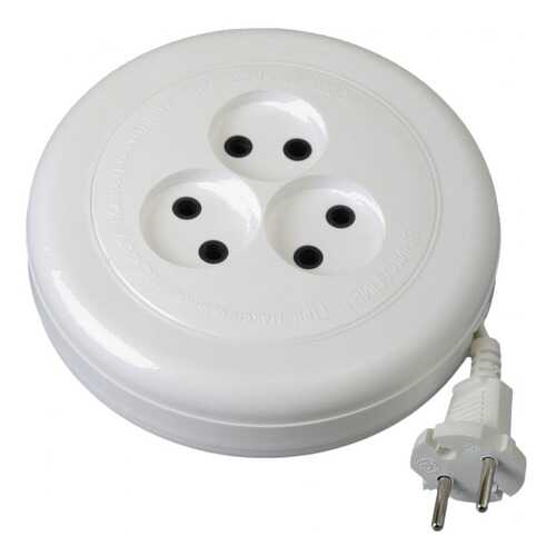 Удлинитель Volsten SR 3x5-R, 3 розетки, 5 м, White
