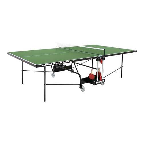 Теннисный стол Donic Outdoor Roller 400 зеленый, с сеткой