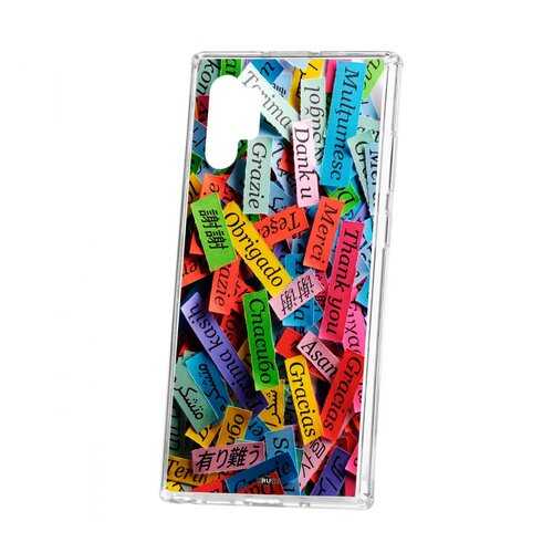 Чехол Kruche Samsung Galaxy Note 10+ Print Thank you