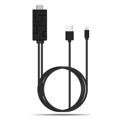 Кабель MiraScreen iPhone LD10-L Black