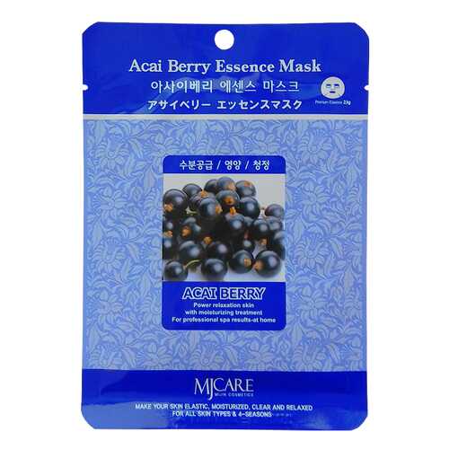 Маска для лица Mijin Acai Berry Essence Mask 23 г