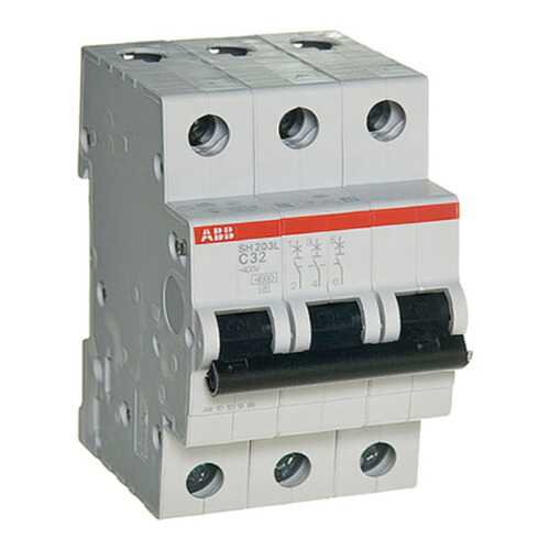 Выключатель автоматический модульный ABB SH203L, 3п, C, 32 А, 4,5 кА