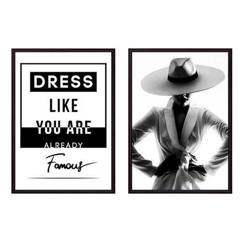 Набор постеров Коллаж Fashion №40 30х50 см