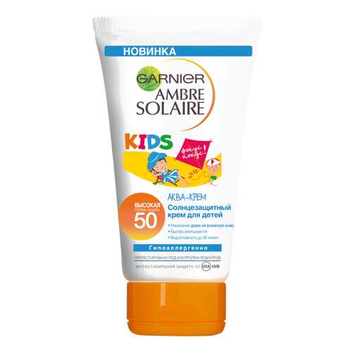 Защитный крем Garnier Аква-крем SPF50 150мл