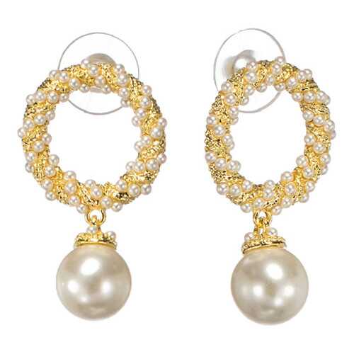 Серьги Corona Style B005E1125959 золотистые