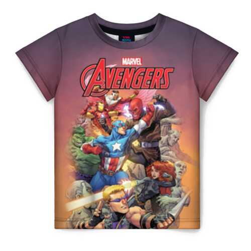 Детская футболка ВсеМайки 3D Avengers, р. 140