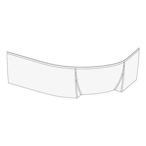 Передняя панель для ванны Ravak Asymmetric P 170 + крепеж, CZ49100000
