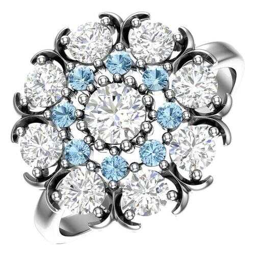 Кольцо женское F-Jewelry A1100964-00595 р.16.5