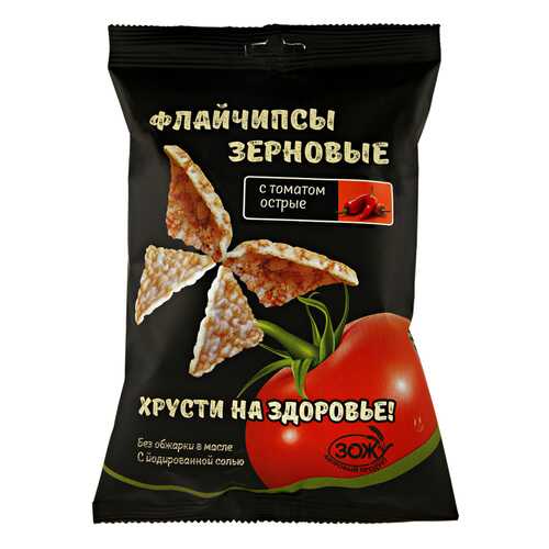 Флайчипсы зерновые с томатом острые 40 г