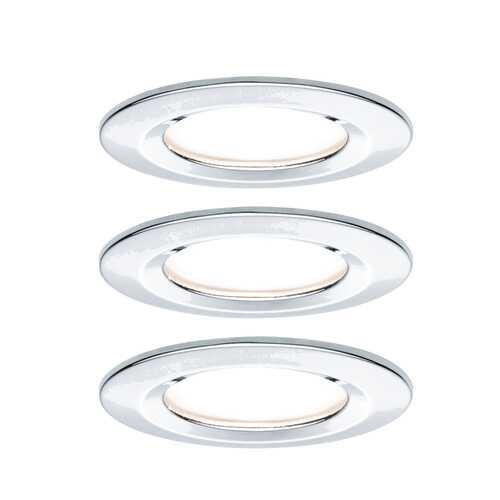 Светильник встраиваемый, комплект Nova Coin 3stepdim LED 3x6,5W 93499