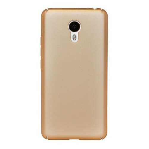 Пластиковая накладка soft-touch с защитой торцов Joyroom для Meizu M3 Note (Золотой)