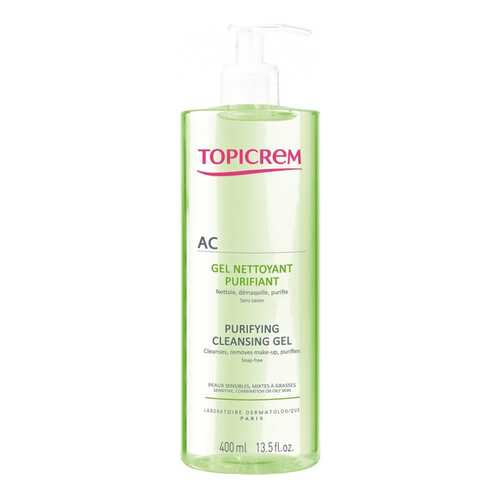 Гель для лица Topicrem AC Gel Nettoyant Purifiant 400 мл