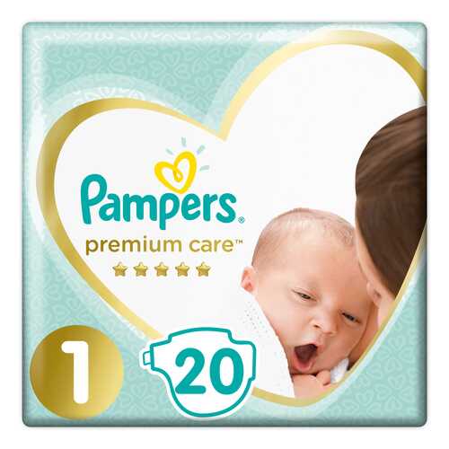 Подгузники для новорожденных Pampers Premium Care Newborn (2-5 кг) 20 шт.