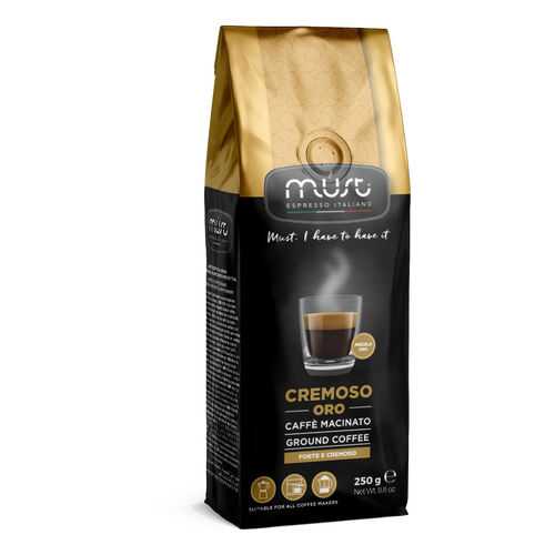 Кофе молотый Must cremoso oro 250 г