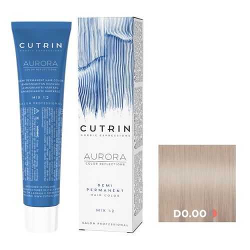 Крем-краситель AURORA DEMI PERMANENT CUTRIN D 0.00 тон без пигмента 60 мл