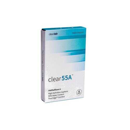 Контактные линзы ClearLab Clear 55 A 6 линз R 8.7 -01,75