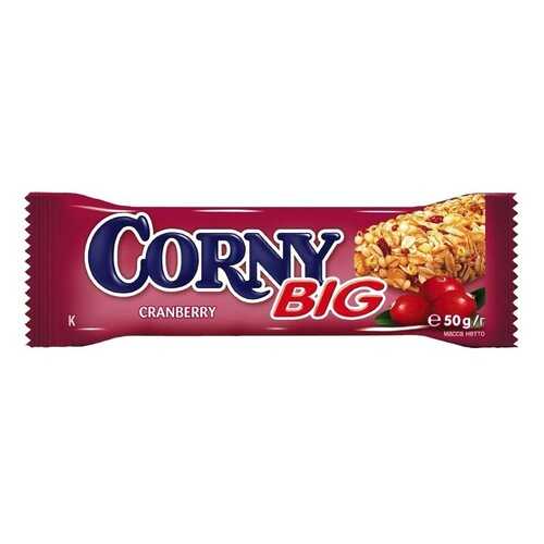 Corny BIG батончик злаковый с клюквой 24 штуки по 50г