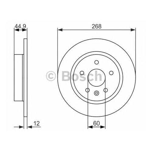 Тормозной диск Bosch 0986479645