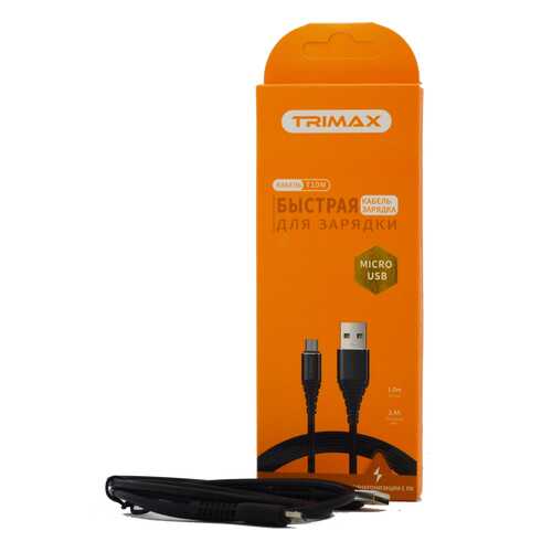 Кабель Trimax Micro-USB T10M 1m Black