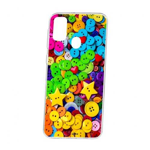 Чехол Kruche Samsung Galaxy M30S Print Пуговки