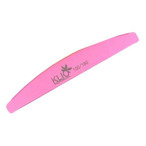 Баф полукруглый Klio Professional, 100/180 Розовый