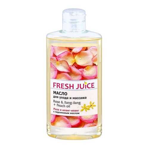 Масло для массажа Fresh Juice Rose&Ilang-Ilang+Peach Fresh Juice 150 мл