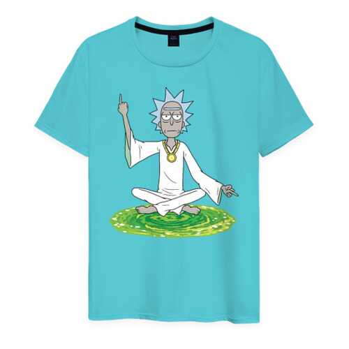 Футболка мужская ВсеМайки 1853029 бирюзовая XXL