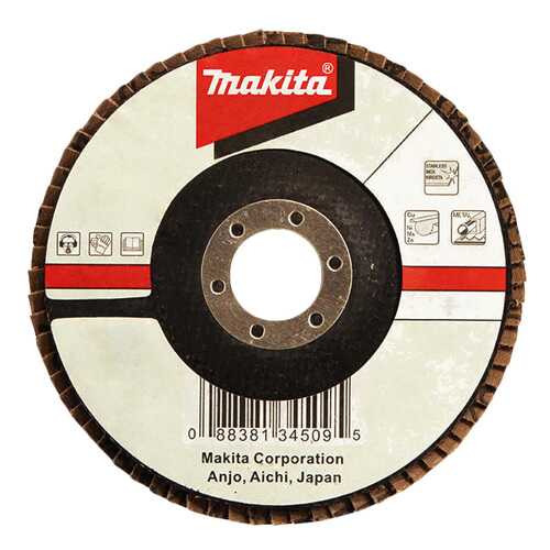 Круг лепестковый шлифовальный для шлифовальных машин Makita D-28547