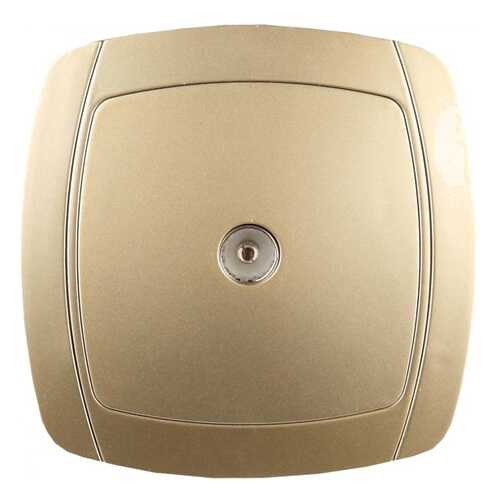 Телевизионная розетка СВЕТОЗАР SV-54215-GM