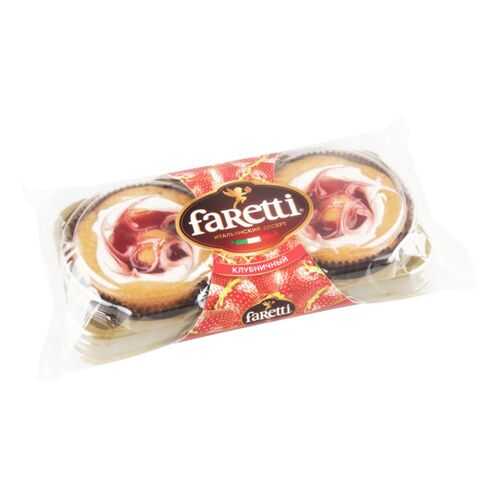 Пирожное Faretti клубничное 130 г