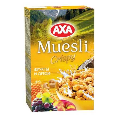 Мюсли сrispy AXA фрукты и орехи 250 г