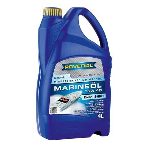 Моторное масло RAVENOL Marineoil Diesel SHPD SAE 15W-40 (4л) new