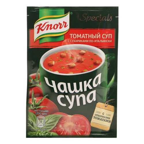 Суп Knorr чашка супа томатный с сухариками по-итальянски смесь сухая 18 г