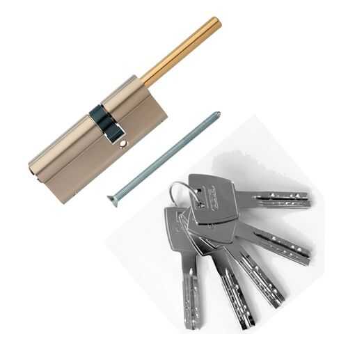 Европрофильный цилиндр ABUS X12R491-27 ключ/шток 50-30 (80 мм) NI (5 key)