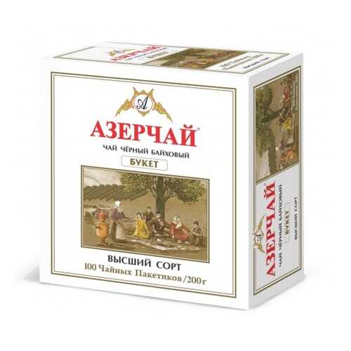 Чай черный Азерчай букет 100 пакетиков