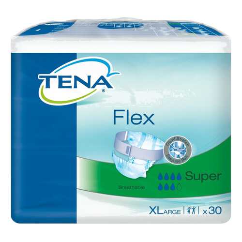 Подгузники для взрослых с поясом, XL, 30 шт. Tena Flex Plus