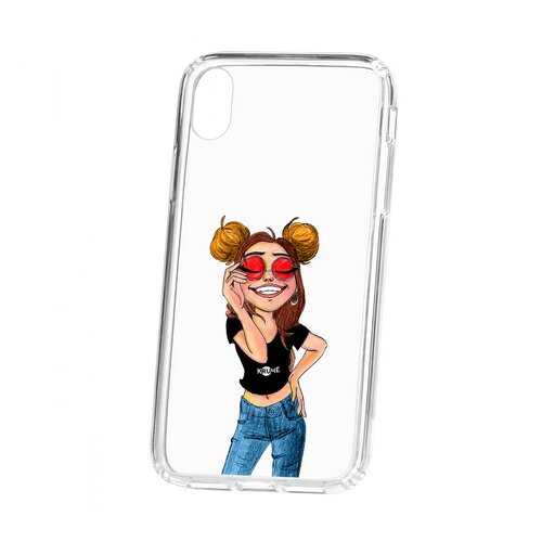 Чехол Apple iPhone XR Kruche Print Smiling