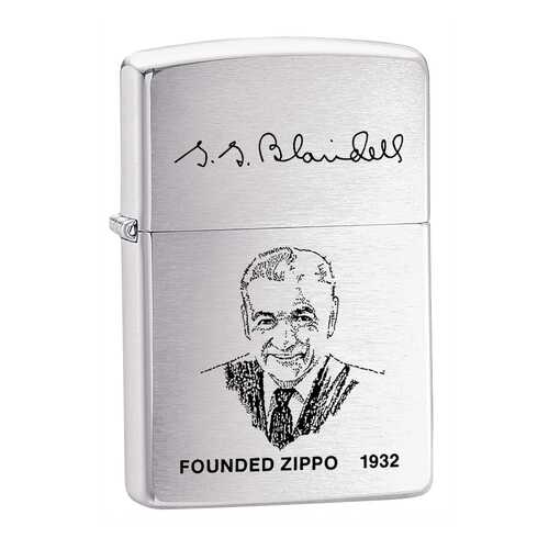 Зажигалка Zippo Founders Lighter Brushed Chrome