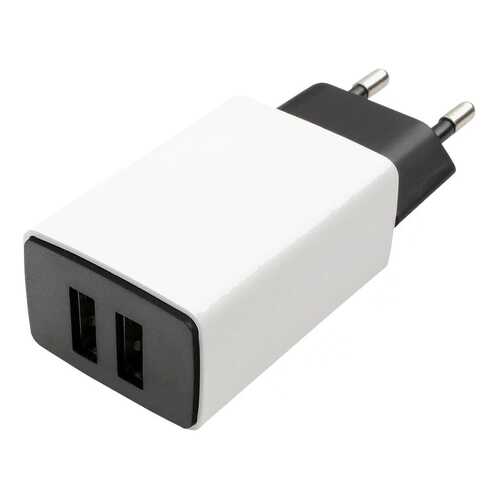 Сетевое зарядное устройство Gembird Cablexpert 2 USB 2,1A White