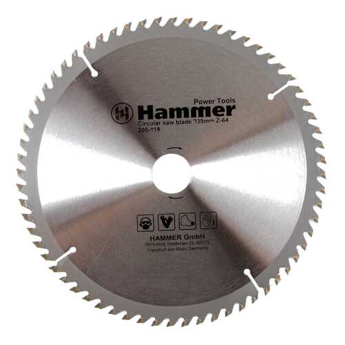 Диск по дереву для дисковых пил Hammer 30669