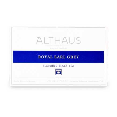 Чай черный Althaus с бергамотом, 20х1.8 г, Германия